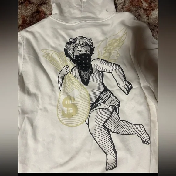 Crooks & Castles Off-White Hoodie - Picture 6 of 9